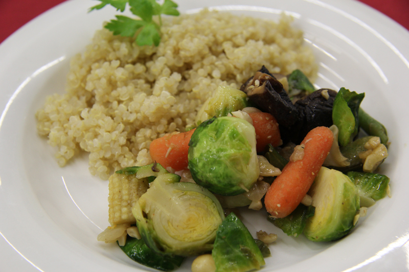 zeleninová zmes s quinoa