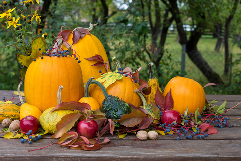 Pôsobivá jesenná dekorácia