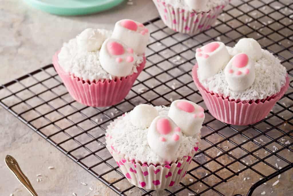 Cupcakes s marshmallows