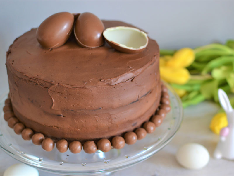 Čokoládová veľkonočná torta