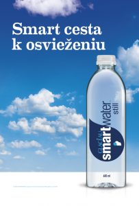 prémiová značka vody GLACÉAU smartwater