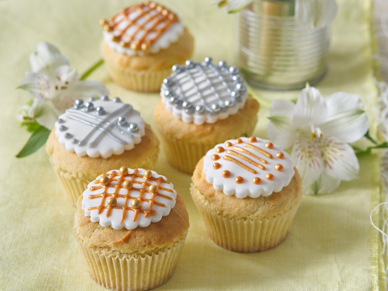 Sviatočné cupcakes