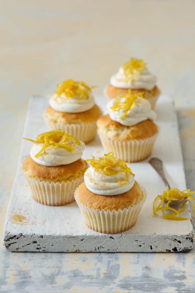 Cupcakes s citrónovým krémom