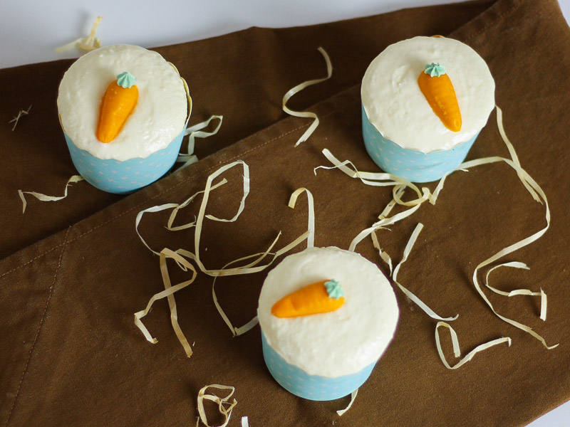 Mrkvovo-tekvicové cupcakes