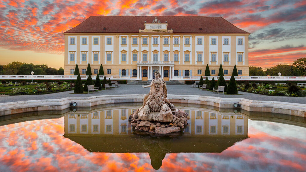Šarkaniáda na zámku Schloss Hof
