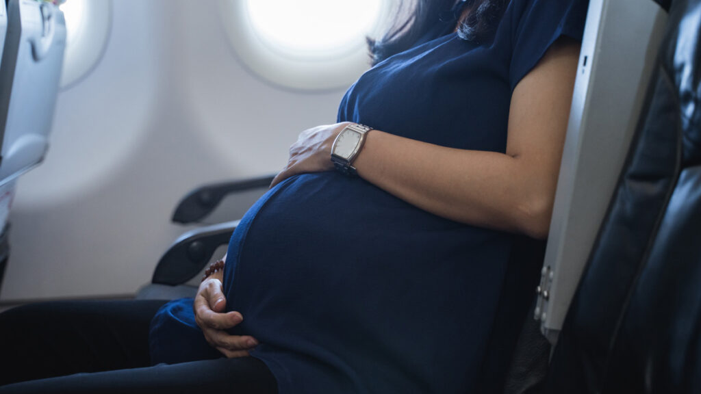 Lietadlom v tehotenstve